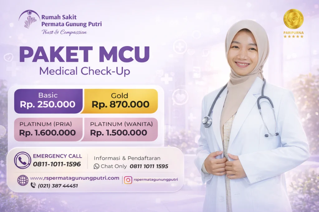 Daftar Harga Paket MCU RS Permata Gunung Putri Basic Bronze Platinum 2026.