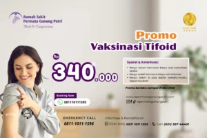 Promo Vaksinasi Tifoid Hemat di RS Permata Gunung Putri