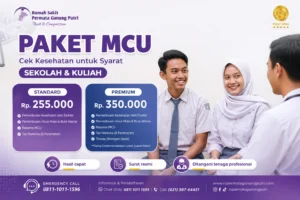 Paket MCU untuk Syarat Sekolah & Kuliah di RS Permata Gunung Putri