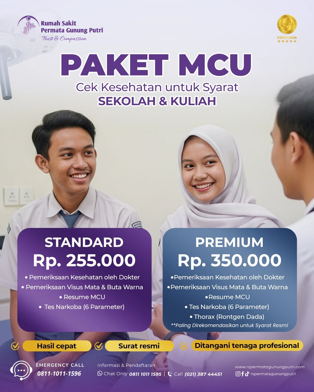 Paket MCU anak sekolah