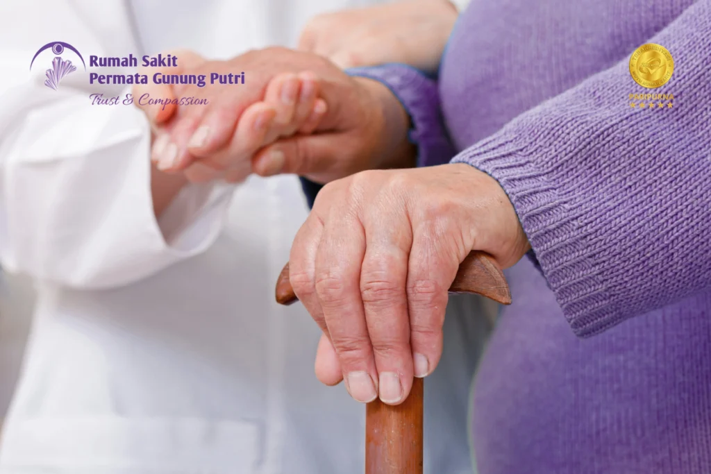 lansia lemas terus menerus tanda frailty syndrome di RS Permata Gunung Putri Bogor