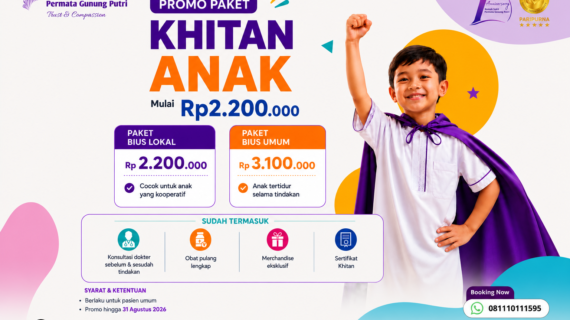 Promo Paket Khitan Anak RS Permata Gunung Putri, Solusi Nyaman untuk Buah Hati