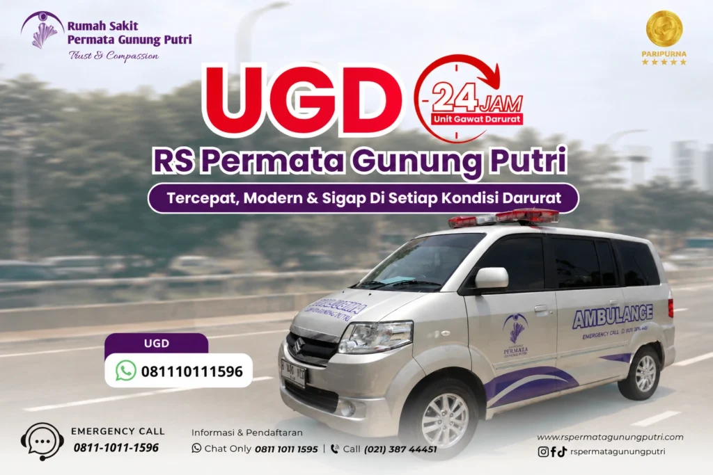Tanda kondisi darurat yang harus segera ditangani di UGD RS Permata Gunung Putri