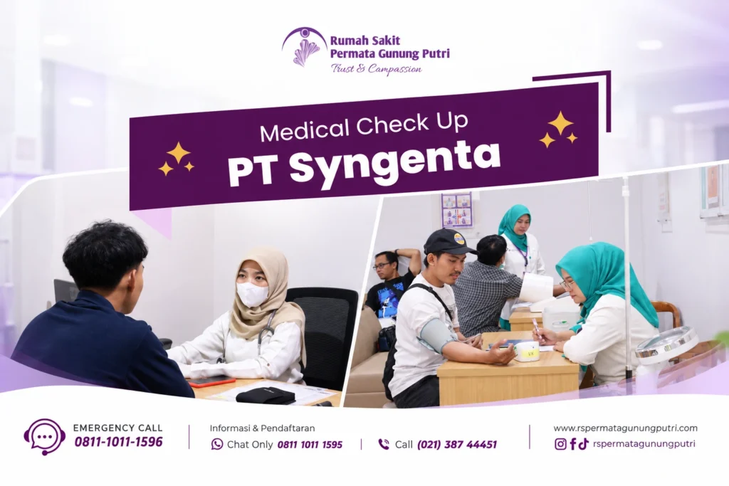 Medical Check Up karyawan PT Syngenta bersama RS Permata Gunung Putri